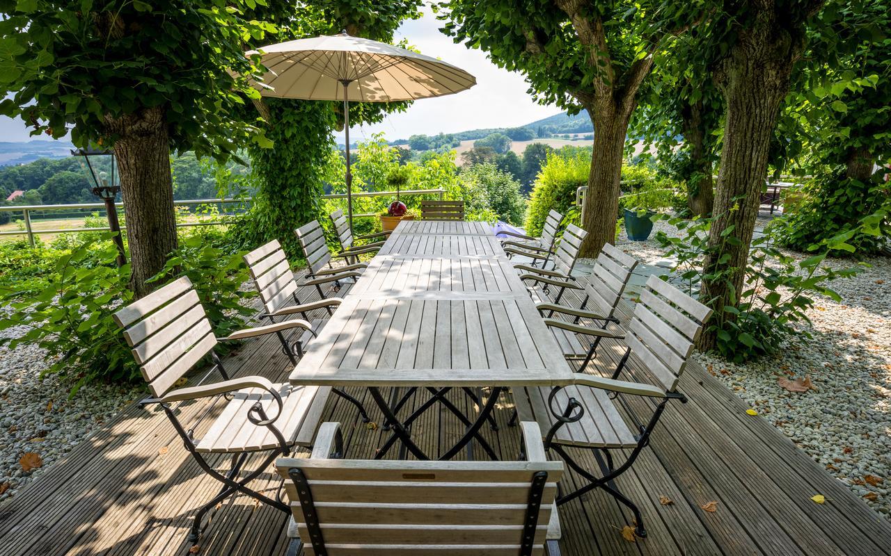 Hotel Obstgut Saalfeld Saale Kültér fotó